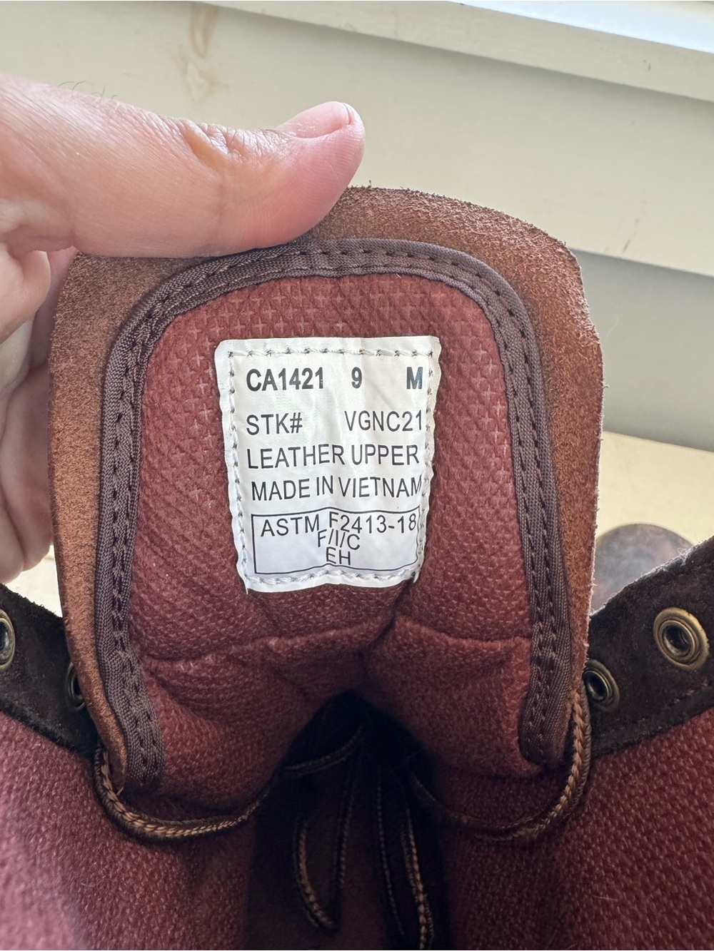 Women’s Brown Work Boots - Rugged Protective Steel-Toe Style - Picture 6 of 7